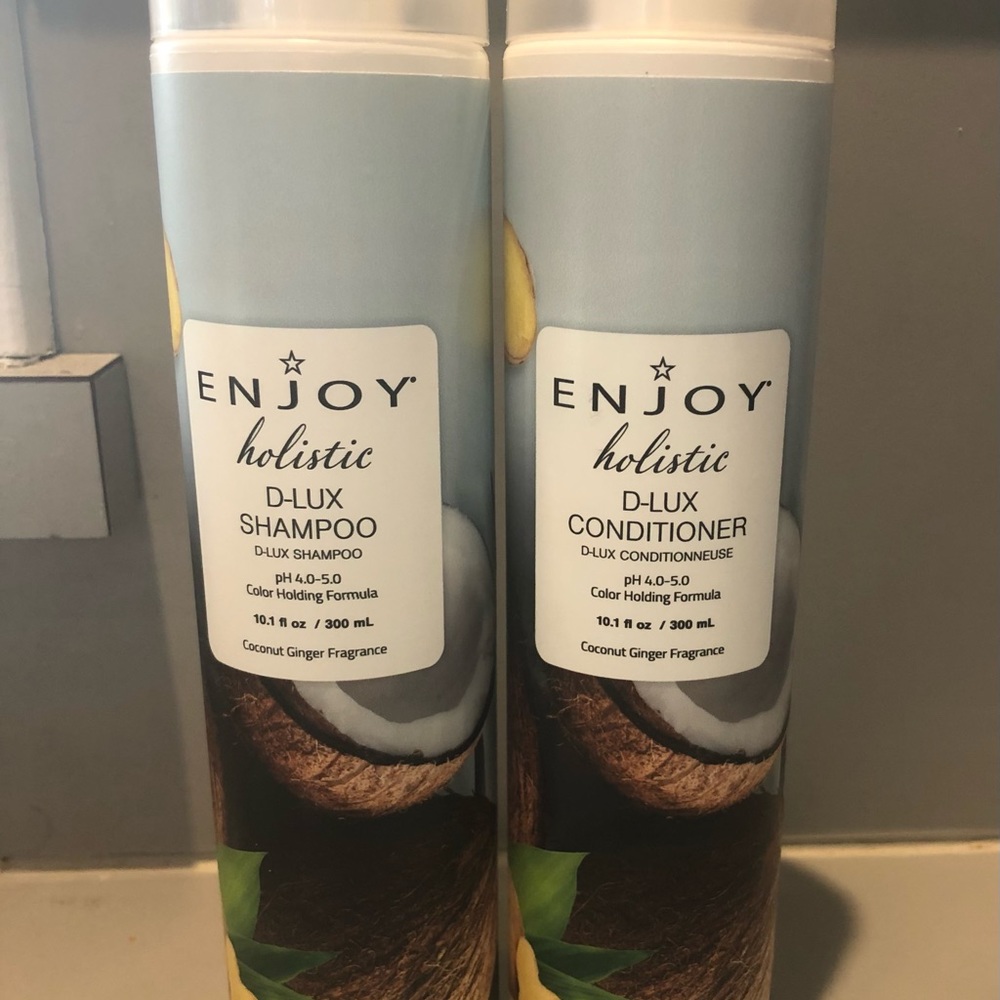 Enjoy holistic D-Lux Shampoo & Enjoy holistic D-Lux Conditioner duo 10.1 fl oz.